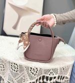 Aura Textured Top-Handle Bag with Adjustable Crossbody Strap - Image 3